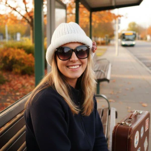 Čepice ROLL-UP - bílá