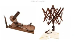 DUO k navíjení příze (držák+ klubkovač) sisham