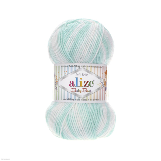 BABY BEST BATIK - 6659 - bílá - zelená