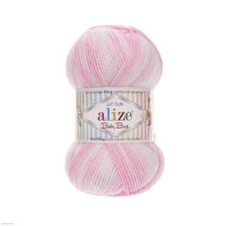 BABY BEST BATIK - 6660 - bílá - růžová