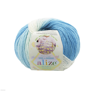 BABY WOOL BATIK - 2130 pestrobarevná