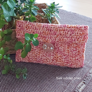 Psaníčko s originálním,keramickým knoflíkem
