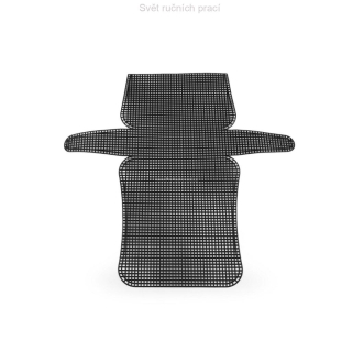 Plastová kanava -  na kabelku -  černá