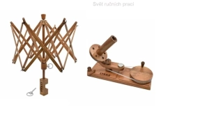 DUO k navíjení příze (držák+ navíječ) acacia